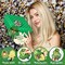 48Pcs St. Patricks Day Craft Kits Make Your Own Shamrock Face Stickers Gift Tags Irish Holiday DIY Art Crafts Hanging Ornament Decorations for Spring Home Classroom School Party Games Activities Gifts